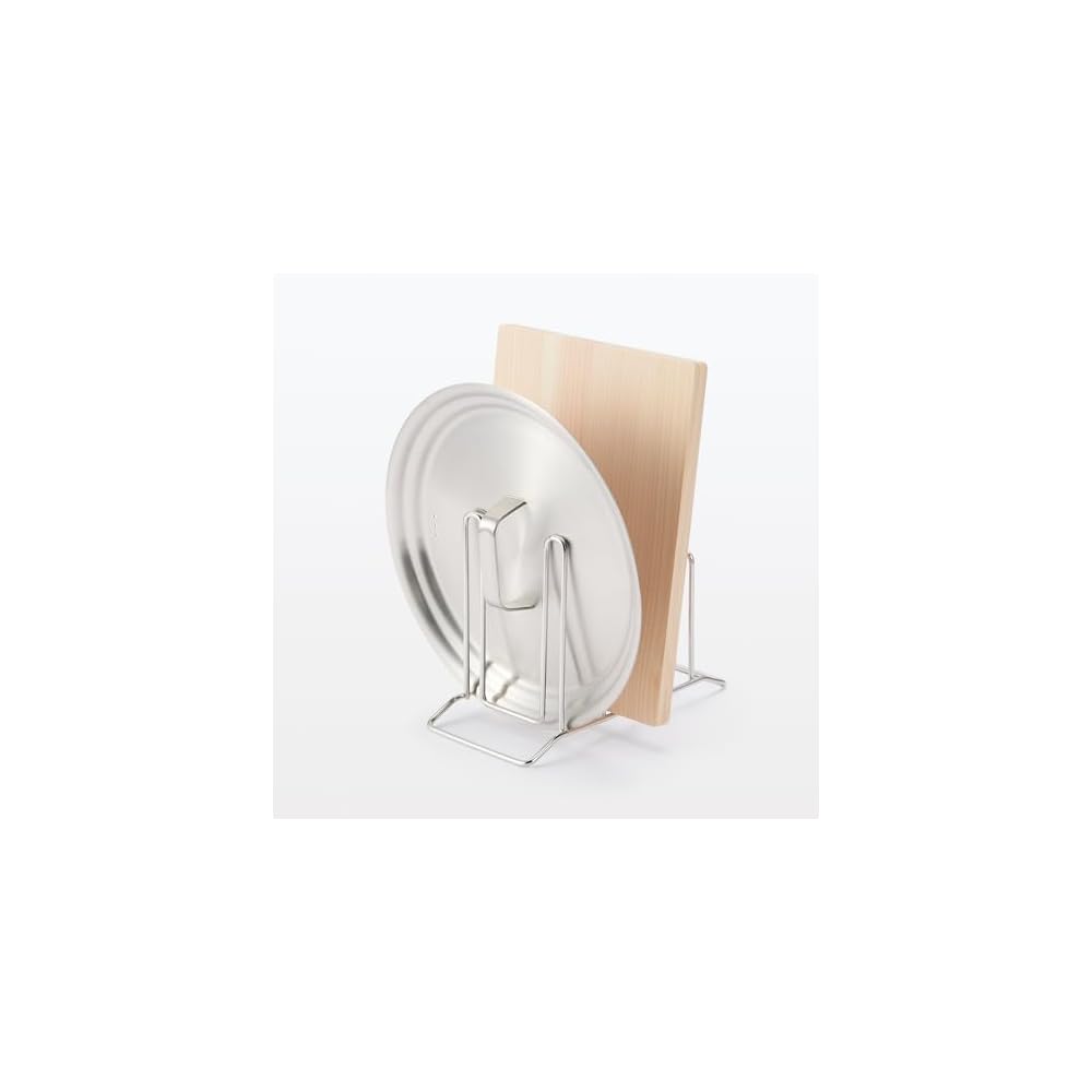 MUJI Stainless Steel Kitchen Stand, Silver, Approx. W10 x D205 x H15cm, MCC63A2S