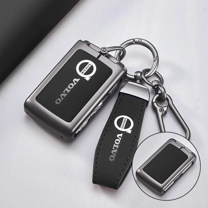 Kryt klíče Volvo: Kompatibilní s XC60, S90, S60, XC90, XC40 - Taška s přezkou pro úpravu