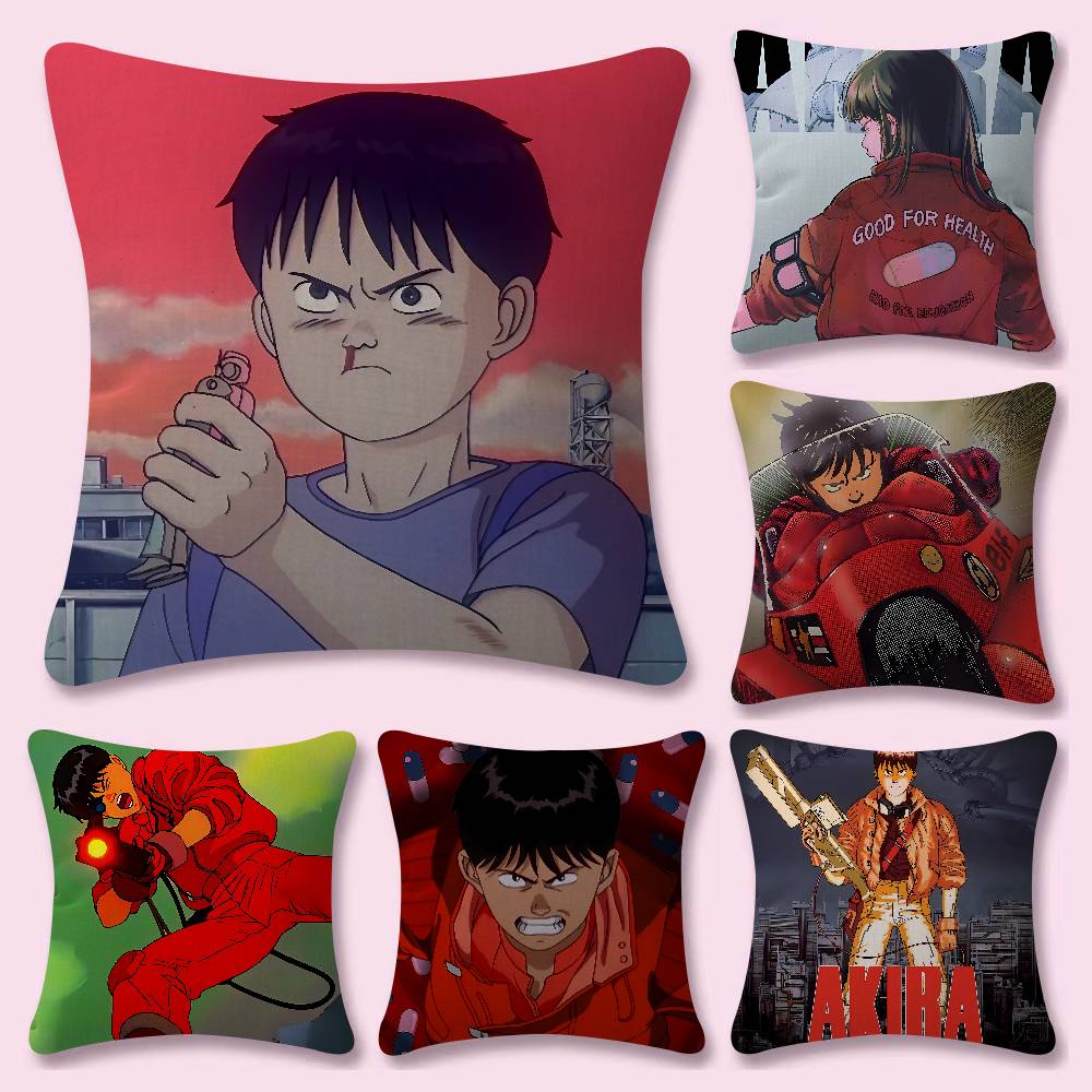 Anime Aakira Manga Pillow Case For Sofa Decor Car Office Room Printing Cushion Cover Decorations And Protector