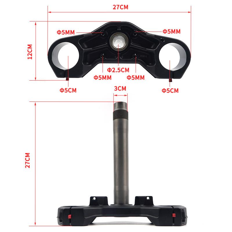 For CFMOTO Lower Triple Clamp 250SR-FUN Steering Column CF250-6 CF250SR-FUN Front Forks Clamp Motorcycle Original Parts