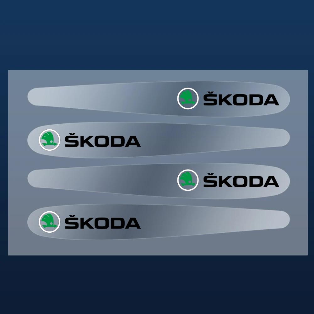 

Car Sticker Car Door Sticker Transparent Handle Protection Film Prevent Scratches For Skoda Octavia Superb Kodiaq MK2 MK3 2 3 A7