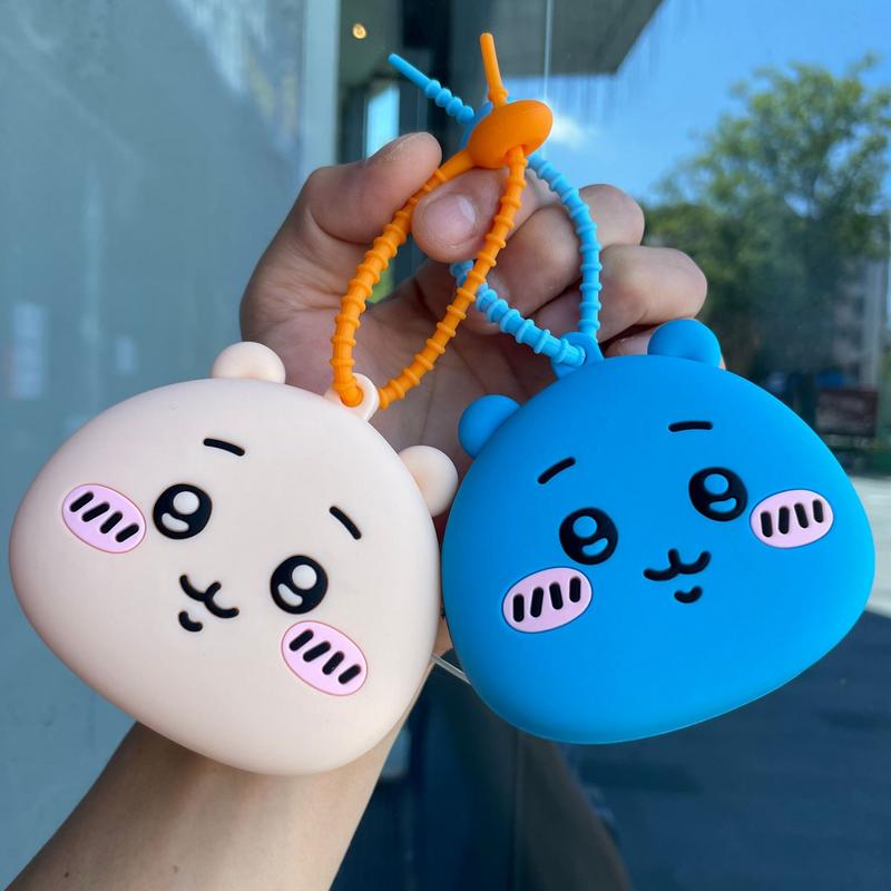 Portable Treat Bag For Dogs Cartoon Silicone Dog Food Bag Cute Pet Snack Pouch Multipurpose Puppy Food Bag For Cookies Dry Meat