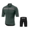 MAAP Radsport Anzug Set Rennrad Oberteil Schnelltrocknend Atmungsaktiv Kurzarm Trägerhose