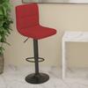 Day and Night - Day and Night Wine Red Fabric Kitchen Stool