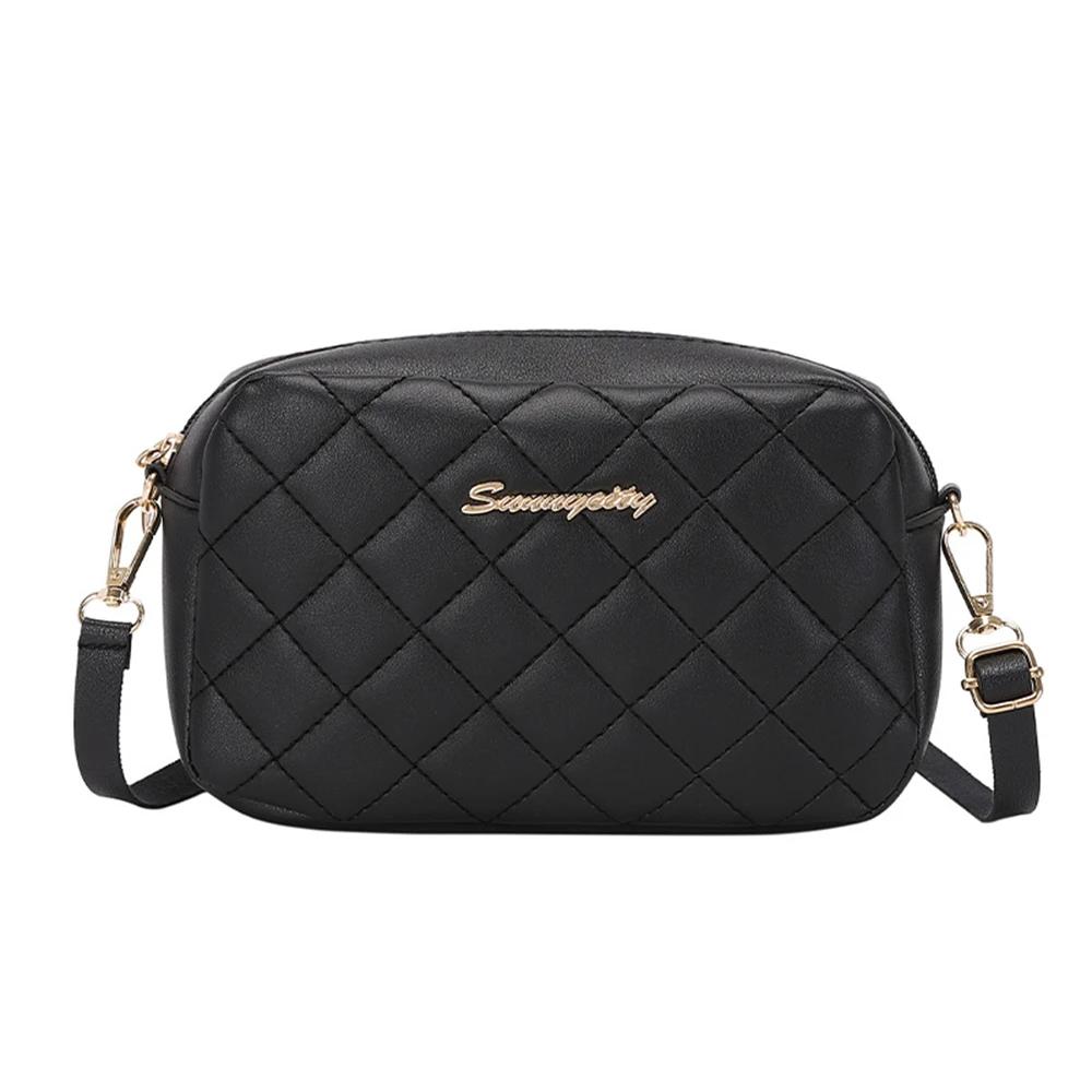 tassel women s small crossbody bag trend diamond grid embroidery camera women s shoulder bag fashion chain crossbody bag
