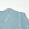 Women's Quick-Dry Short Sleeve Sports Top: Zipper Slim Fit Cycling, Yoga, Running Jacket for Summer Fitness