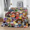 D-Digimon Adventure? Classic Movie 3D Flannel Blanket Soft Throw Blanket Art For Home Decor Bedroom Bed Sofa Picnic Fans Gift