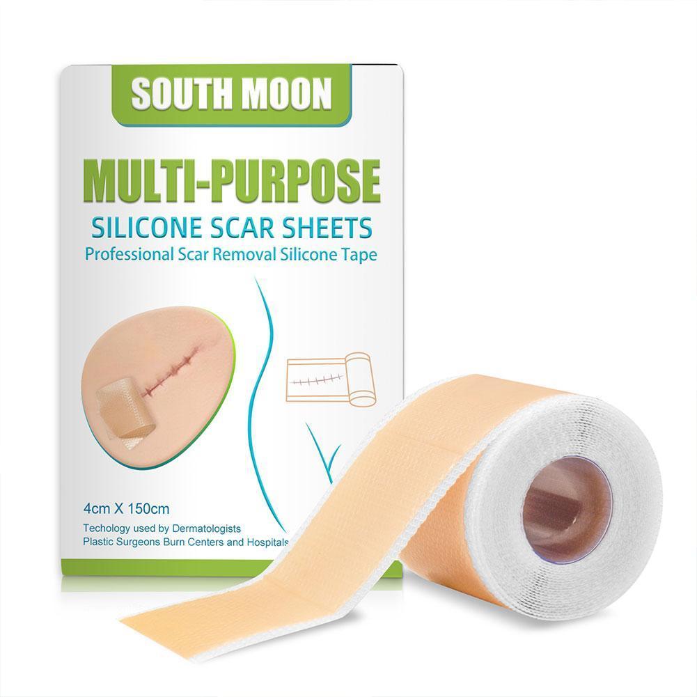 1/3/5Rolls 4cm*150cm Silicone Scar Tape For Surgical Scars Medical Grade Silicone Scar Sheet Painless Effective Scar Repair Tape