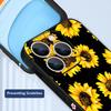 Wrist Strap Lanyard TPU Phone Case For iPhone 17 16 15 Pro Max 13 14 Pro Max 17e 16e 11 White Flower Soft Silicone Back Cover