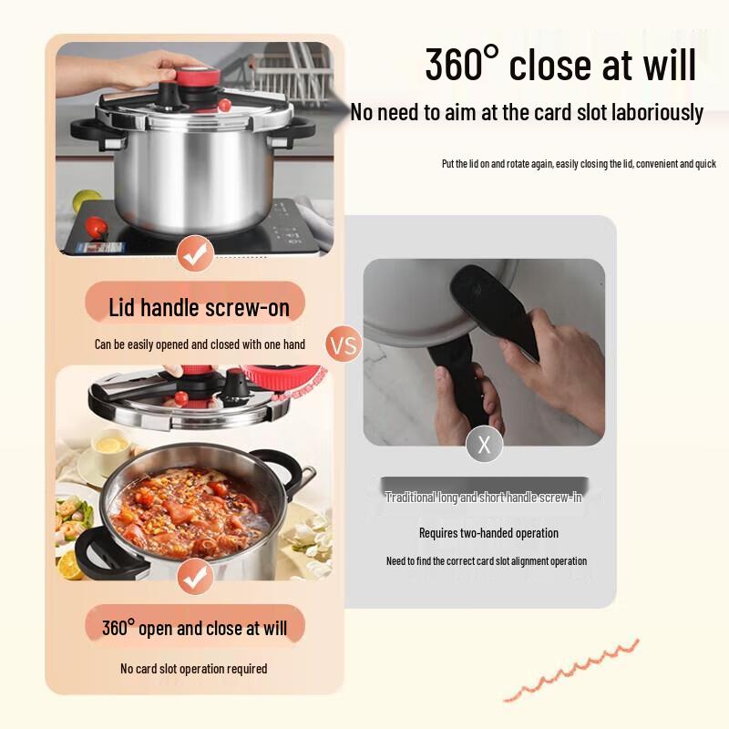 Shuangxi Clamp-Type Stainless Steel Pressure Cooker