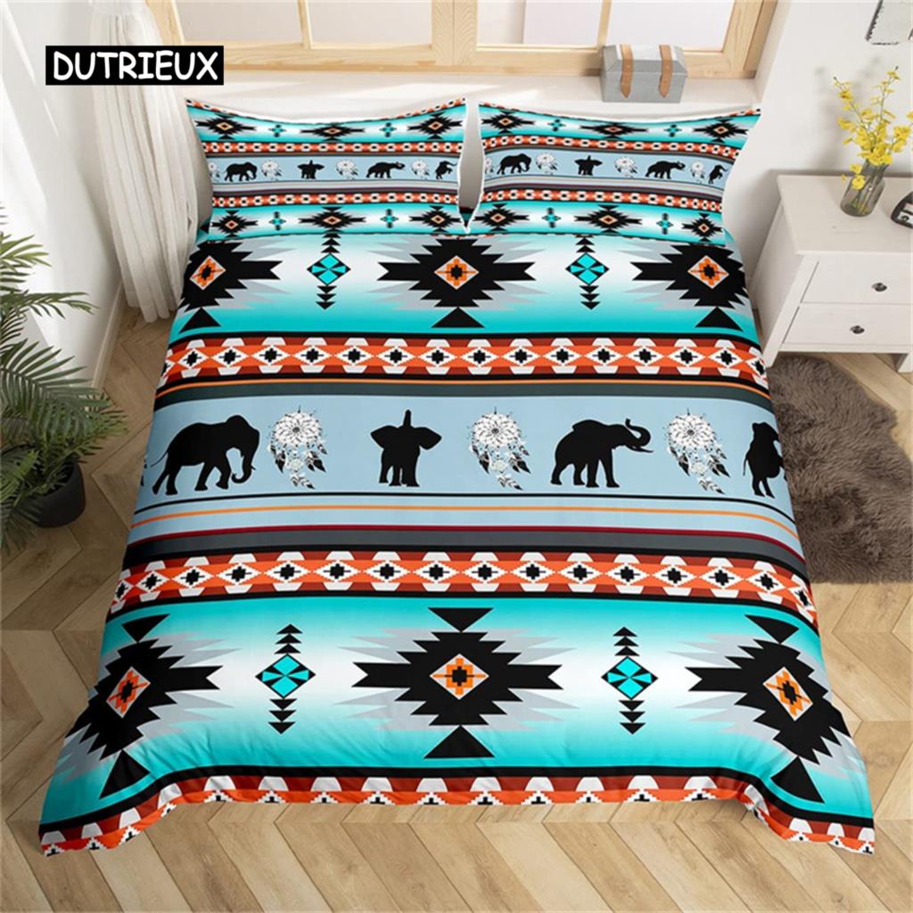 

Comfortable Stylish Pattern Duvet Cover Set With Duvet Cover And Pillowcases King Queen Twin Sizes For All Ages EU single(135x200cm)
