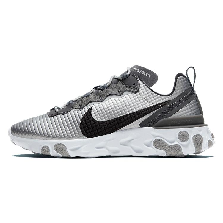 Nike React Element 55  Quilted Grid - White  Men s CI3835-001 EU 44