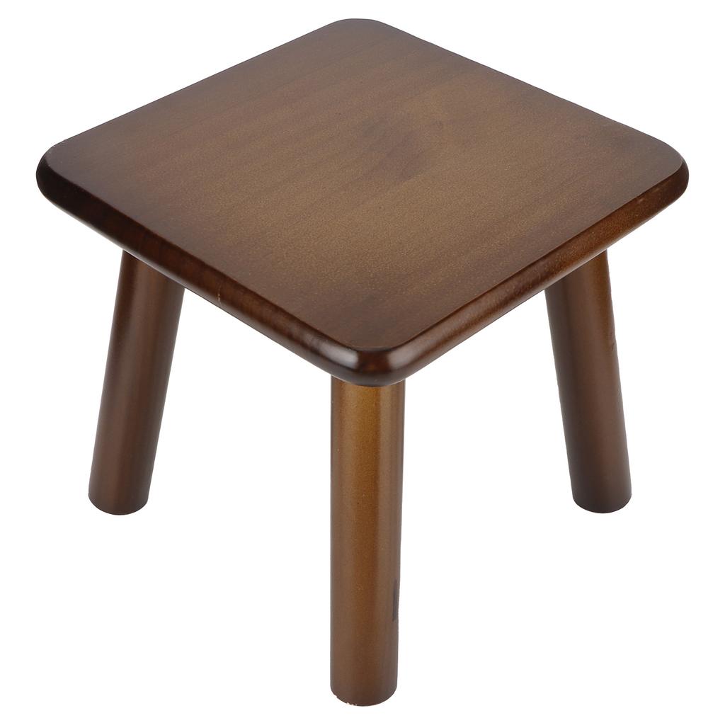Multi Purpose Household Wood Stools Cute Small Bench Child St Furniture Stool( NutBrown )