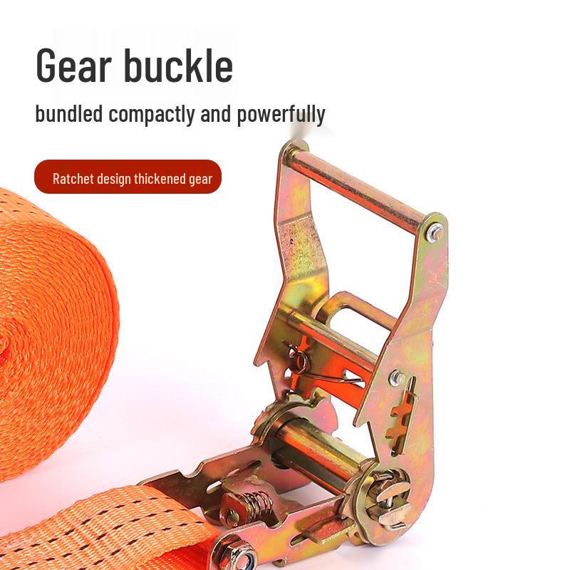 Breite Ratschengurte mit Doppelhaken zur Ladungssicherung