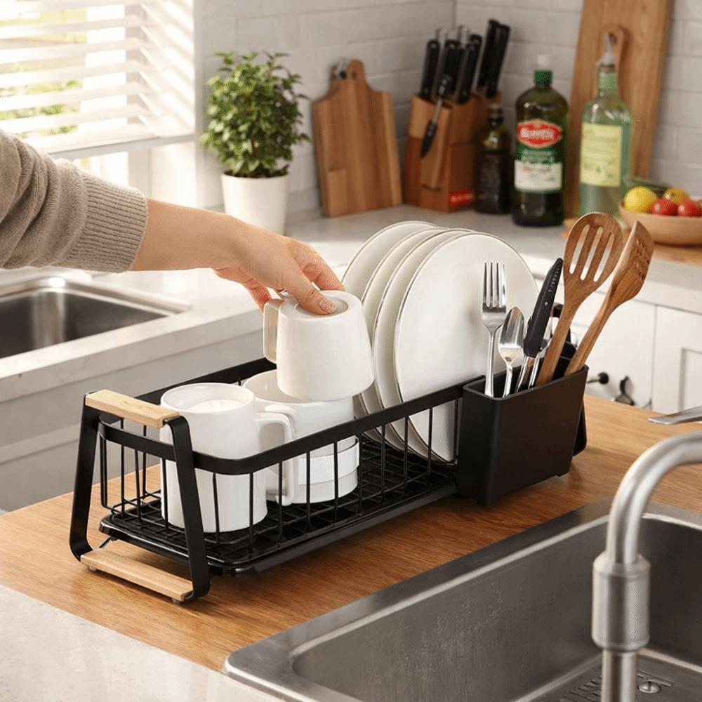 Detachable Dish Drying Drain Rack Large Capacity Tableware Storage Rack  Household