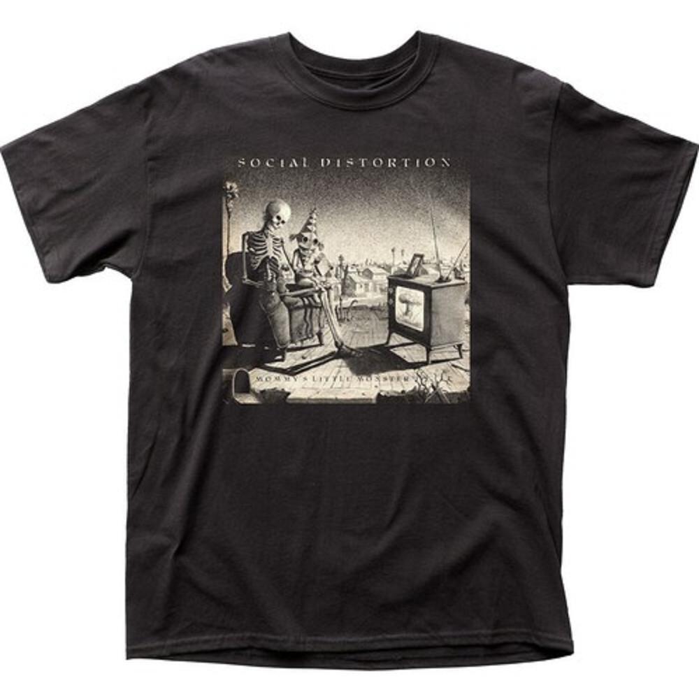 Social Distortion Mommy s Little Monster Tee, Punk Rock Band Shirt, Black Mens XL