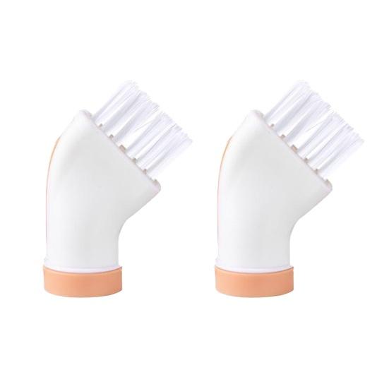 

2Pcs Cleaning Brush Multi-Function Groove Cleaner 2 in 1 Flexible Bottle Brush Window Seams Sink Drains Shower Corners Deep Cleaning Tool