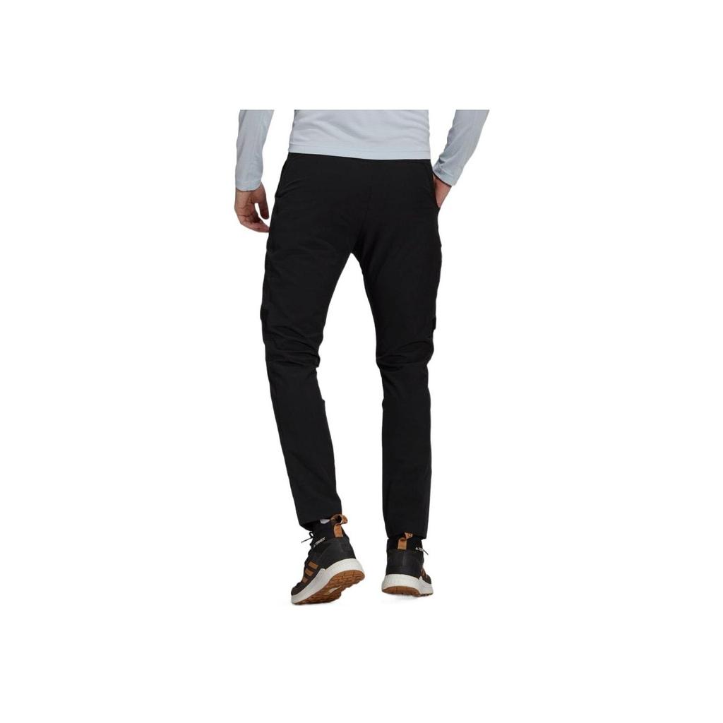 Adidas Printed Straight-Leg Casual Sports Pants Men Bottoms Black GI7308