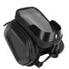 Bike Frame Bag PU Leather Waterproof Transparent Sun Visor Side Bags Stable Durable Bike Phone Bag