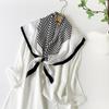 Women's 90cm Large Square Silk-Style Chain Print Headscarf & Shawl