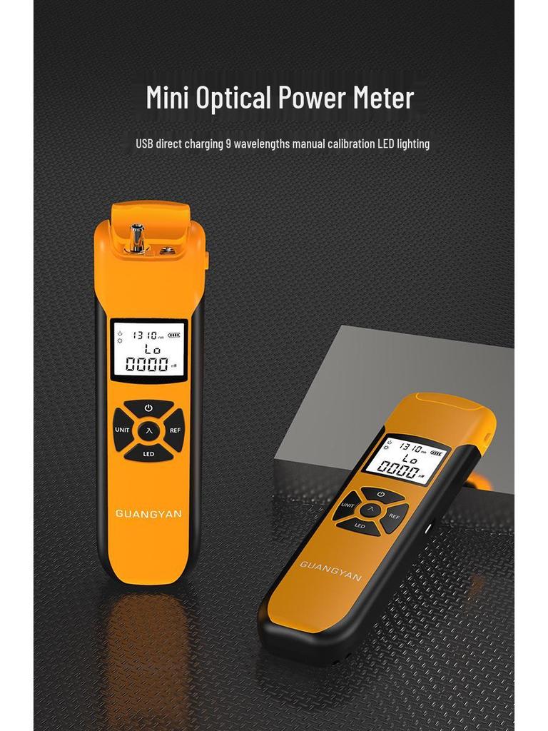 GUANGYAN G1000 Mini Optical Power Meter & Fiber Optic Attenuation Tester (-70 To +6)