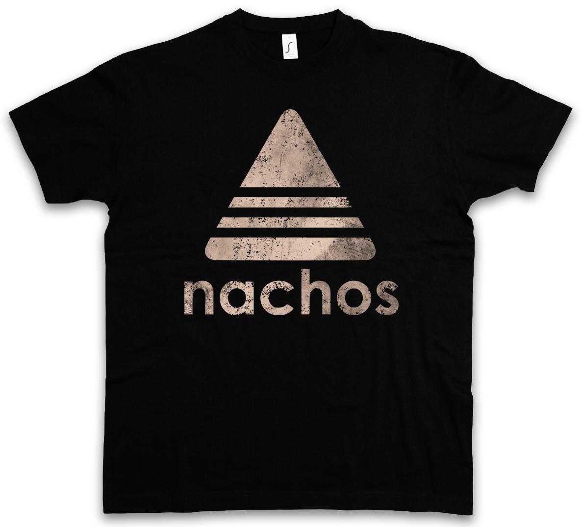 NACHOS T-SHIRT Fun Chips Addicted Diet fat Cheese Tortiallas Chubby XXXXL