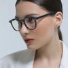 LOOKING4U NN044 Acetate Full-Frame Horn-Rimmed Glasses C2 Havana