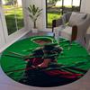 Roronoa Zoro Round Area Rug Carpet Rug For Living Room Bedroom Sofa Playroom Decor Nonslip Floor Mat