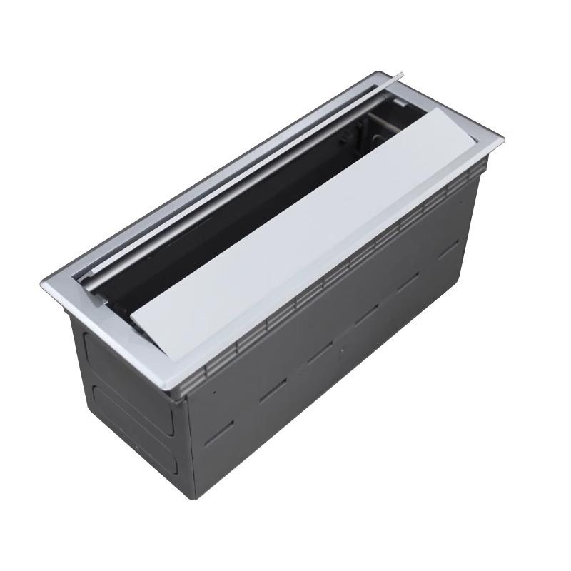 Aluminum Alloy Desktop Cable Management Cover for Computer Desk 86 Socket