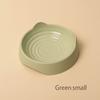 Cat Ear Shaped Cat Bowl, Plastic Cat Food Bowl Water Bowl Snack Basin, Pet Feeding Supplies