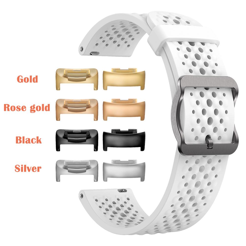 Cinturino Classico Adatto per Fitbit Charge 6 Traspirante Morbido Cinturino in Silicone per Charge 5/Charge6 Sport Cinturino Impermeabile Correa