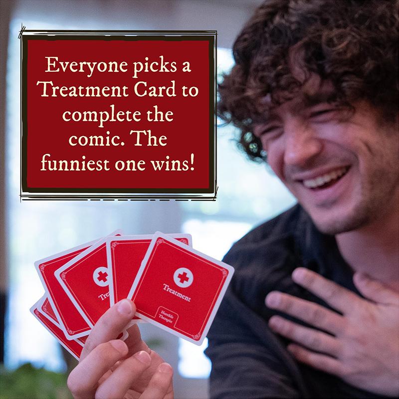 Exploding Kitten Horror Therapist Extra Horror Edition Dělá Velmi Nepříjemnou Komiksovou Karetní Hru