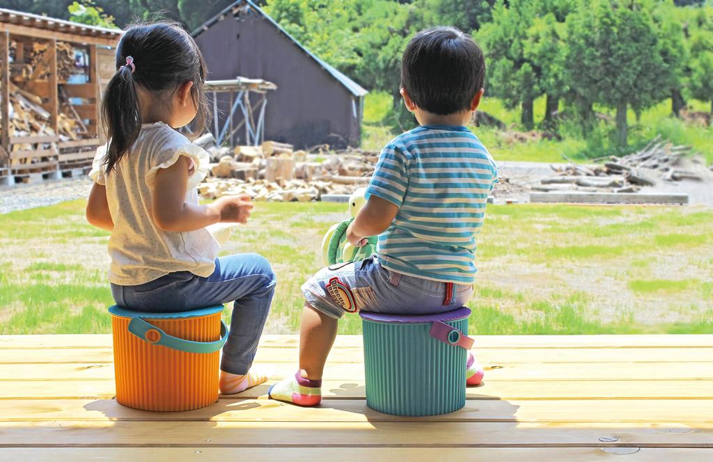 Yawata Kasei Omniouti Rose Pink Mini 4L Bucket with Lid, Scandinavian Design, 236344, Made In Japan