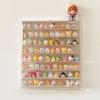 Acrylic 8 Layers Display Cabinet Wall Mounted Figures Storage Cabinet Dolls Showing Box  for Home