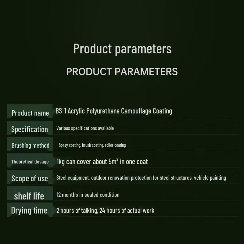 Qianjumei BS-1 Camouflage Anti-Rust & Anti-Corrosion Paint