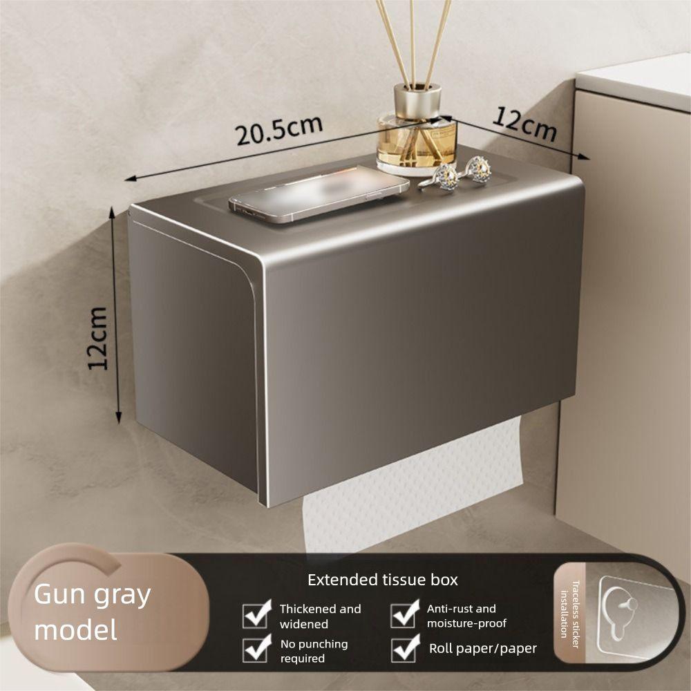 Wall-Mounted Bathroom Tissue Box Waterproof Paper Towel Holder  Kitchen Supplies