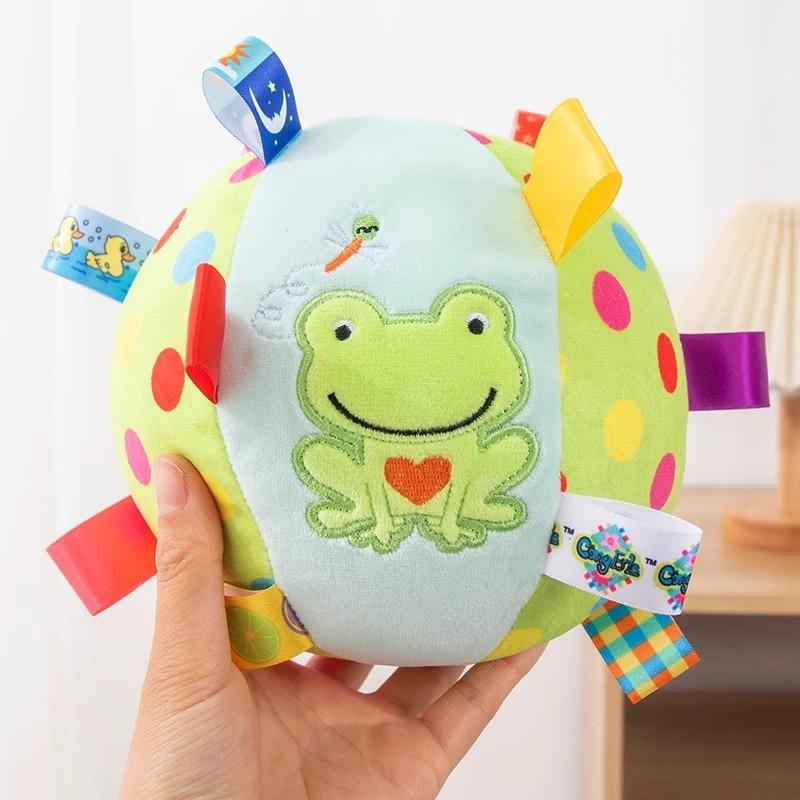 2025 Hot Selling Embroidered Plush Visual Touch Interactive Dog Toy Ball Pet Chew Toys For Pet Accessories
