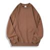 350G Heavy Cotton Terry Round Neck Sweater Loose Version Shoulder Jacket Autumn Print Embroidery