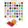 MOC 10PCS 93218 Snowboards Building Blocks Kit Figures Winter Ski Snow Board Bricks Assemble DIY Toy Children Birthday Kid Gift