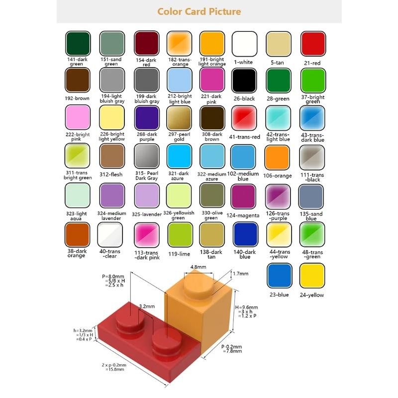 MOC 10PCS 93218 Snowboards Building Blocks Kit Figures Winter Ski Snow Board Bricks Assemble DIY Toy Children Birthday Kid Gift