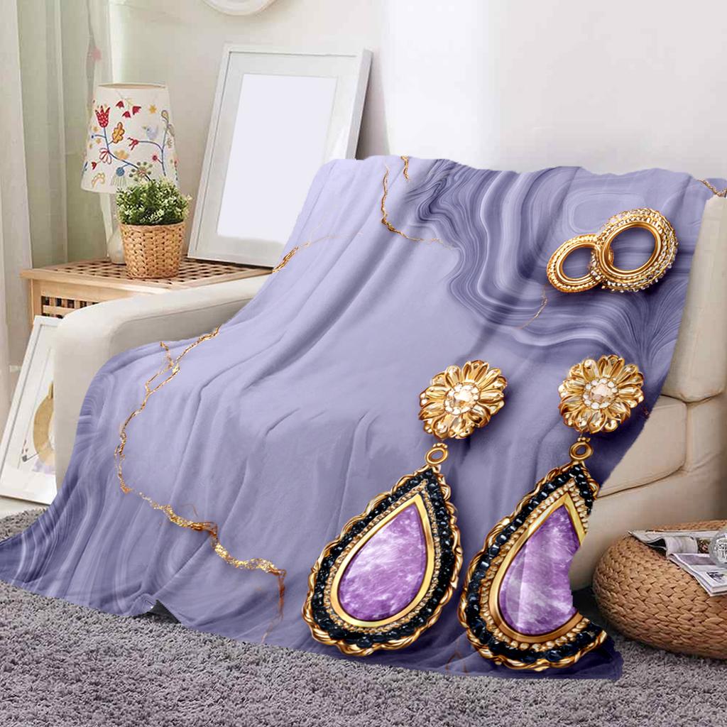 1 Pezzo Coperta in Flanella con Stampa Cartone Animato, Alta Qualità Confortevole per Tutte le Stagioni, Decorazione per la Casa, Calore e Comfort, Perfetta per Regalo di Natale Compleanno