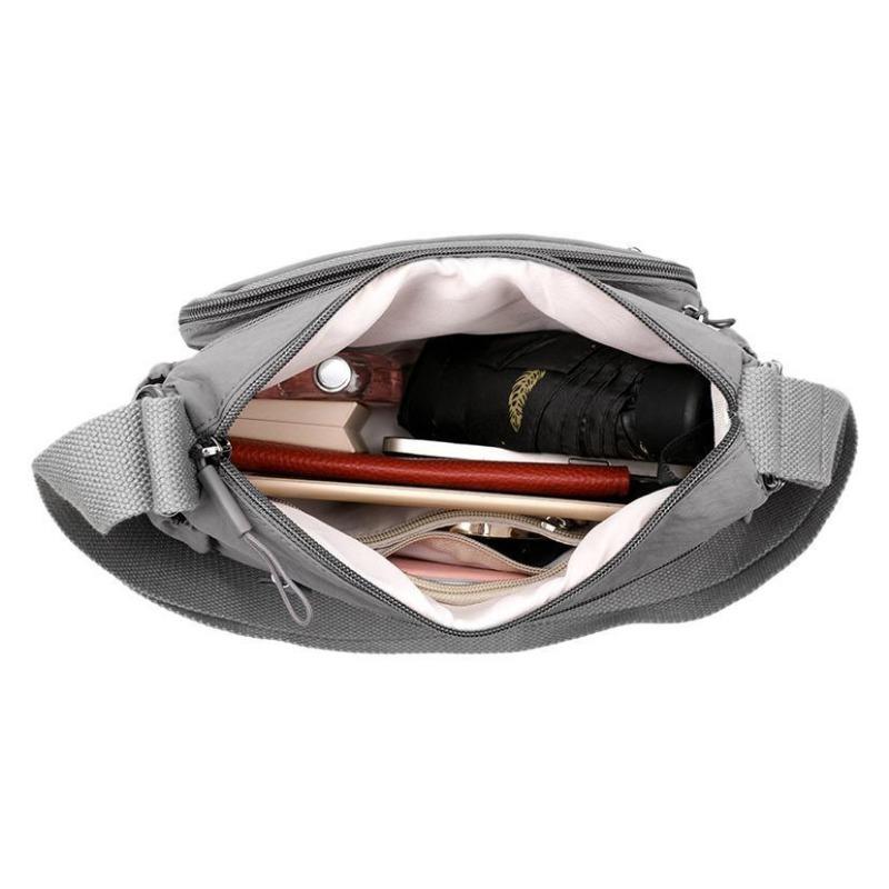 Female Crossbody Single Shoulder Lightweight Nylon Cloth Bag