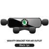 VIJT4 Gravity Metal Magnetic Car Phone Holder Auto Accessories For Skoda Kodiaq Fabia Kamiq Karoq Octavia 2 3 Rapid Scala