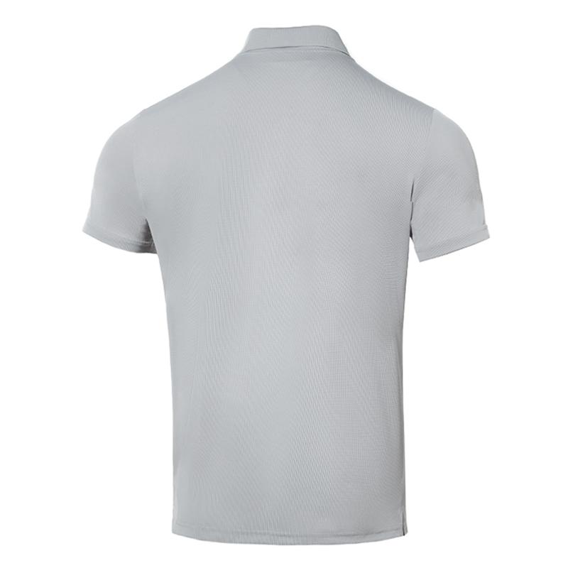 Under Armour Solid Color Breathable Straight Cut Short Sleeve Polo Shirt Men Polo Shirts Gray 23500507-011