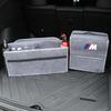 Für BMW M Performance Embleme Auto Kofferraum Aufbewahrungstasche Filz Stoff Organizer Box Faltbar Auto Emblem Dekor Organizer Zubehör