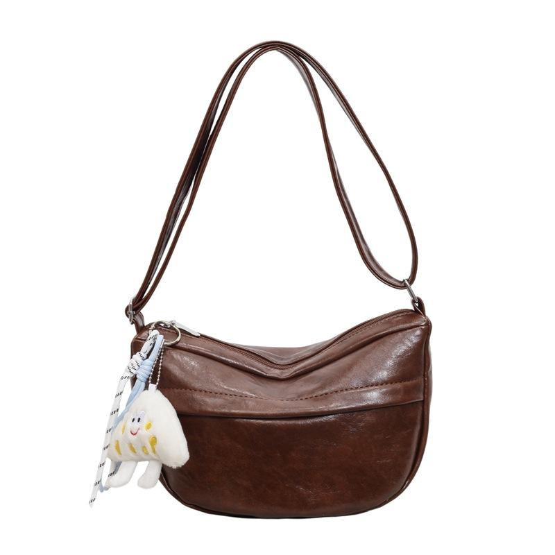 Niche bag, dumpling bag, underarm bag, women's bag, summer new style, casual one-shoulder messenger bag, high-value bag.