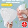5Pair/Pack Nature Wood Pulp Insole Men Woman Thin Sports Shoes Sole Breathable Sweat Soft Comfort Shoe Pads Disposable Insoles