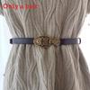 Waist Belt Leather Women Slim With Metal Clasp For Fashionable Outfits Casual