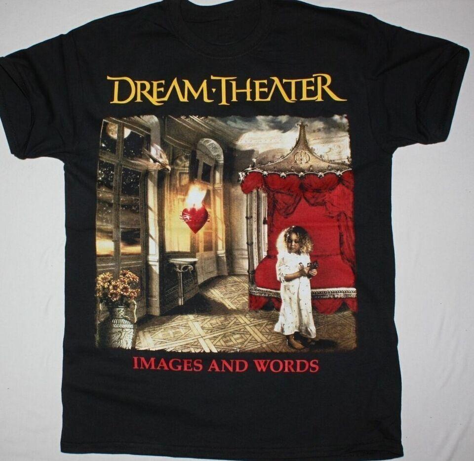 DREAM THEATER IMAGES AND WORD BLACK Black Men S-5XL Shirt Unisex T-Shirt S