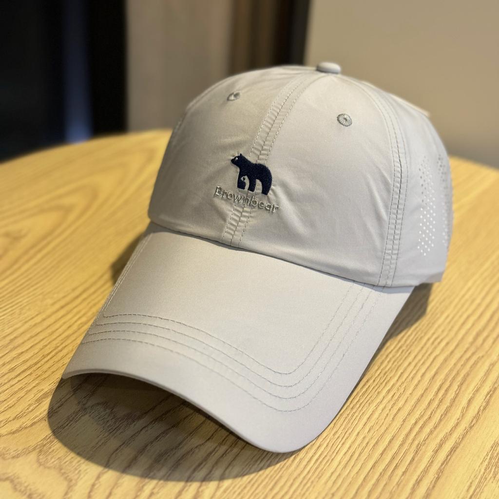 Spring and Summer New Simple and Fashionable Versatile Quick-drying Cap Polar Bear Sunshade Baseball Cap Tide